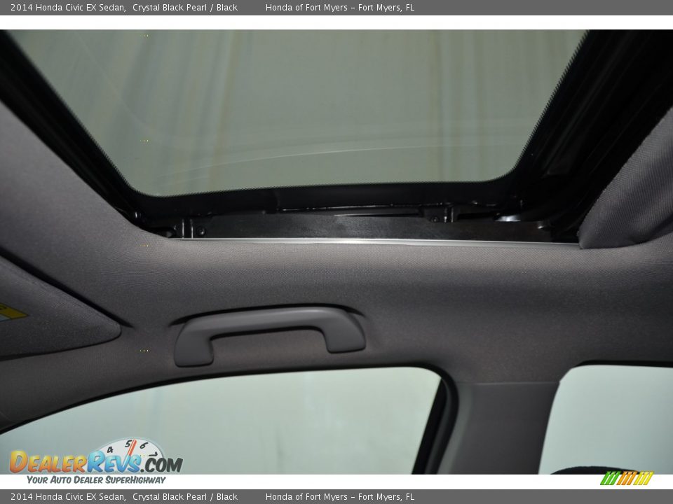 2014 Honda Civic EX Sedan Crystal Black Pearl / Black Photo #11