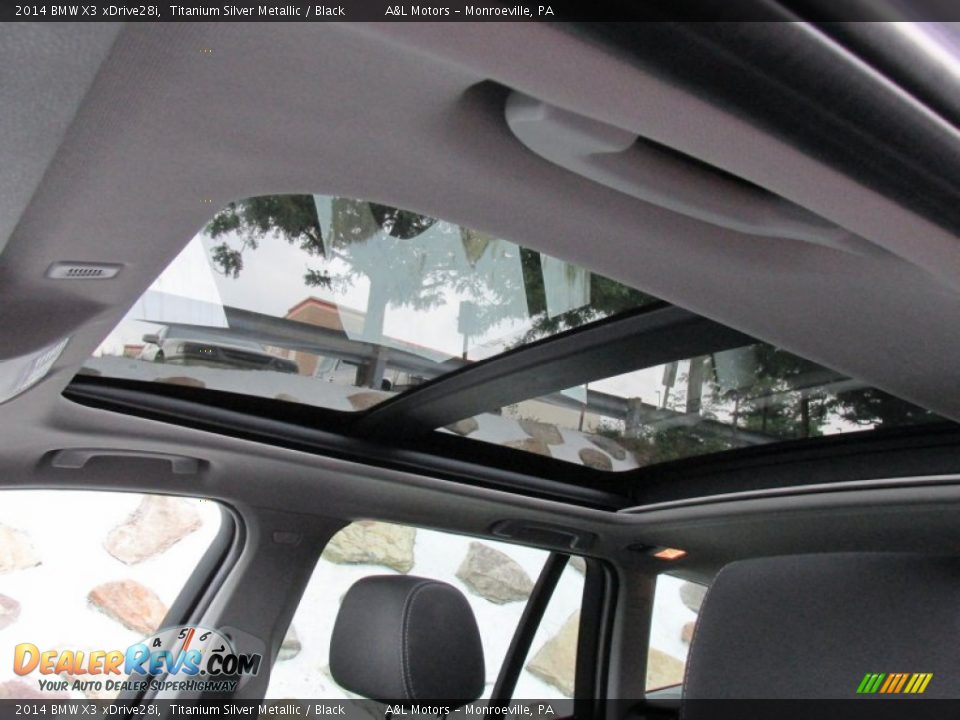 2014 BMW X3 xDrive28i Titanium Silver Metallic / Black Photo #11