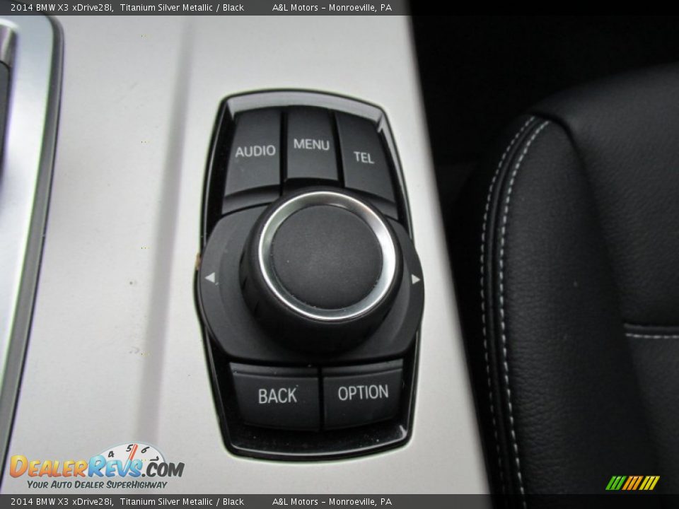 2014 BMW X3 xDrive28i Titanium Silver Metallic / Black Photo #17