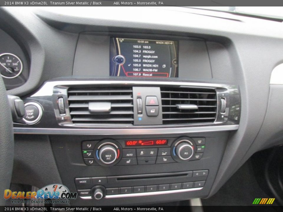 2014 BMW X3 xDrive28i Titanium Silver Metallic / Black Photo #18