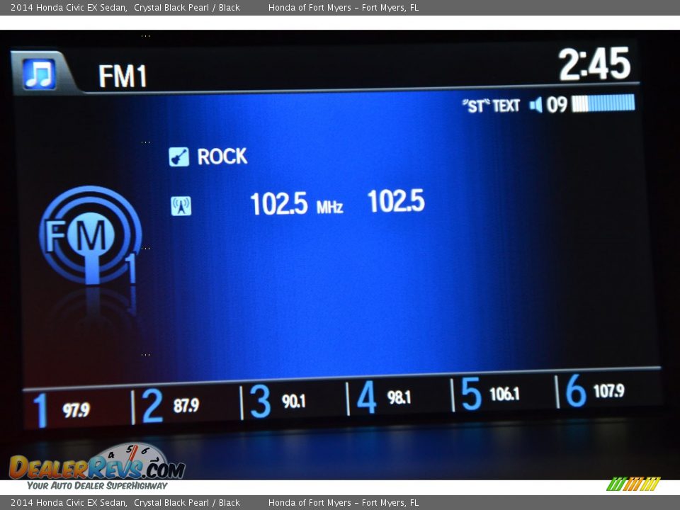 2014 Honda Civic EX Sedan Crystal Black Pearl / Black Photo #18