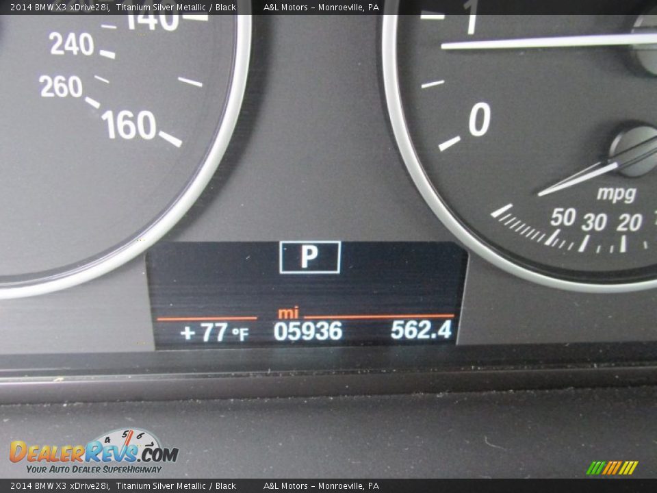 2014 BMW X3 xDrive28i Titanium Silver Metallic / Black Photo #20