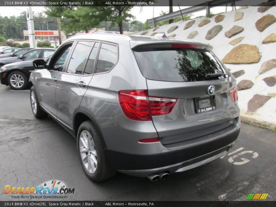 2014 BMW X3 xDrive28i Space Gray Metallic / Black Photo #4