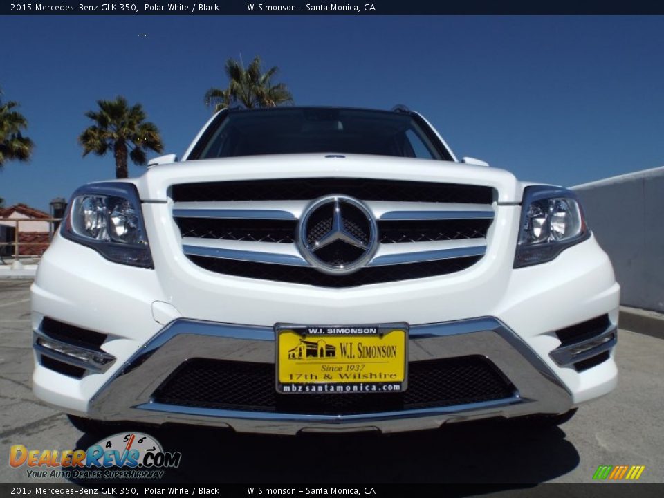 2015 Mercedes-Benz GLK 350 Polar White / Black Photo #2