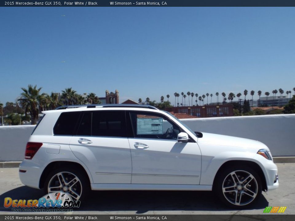 2015 Mercedes-Benz GLK 350 Polar White / Black Photo #3