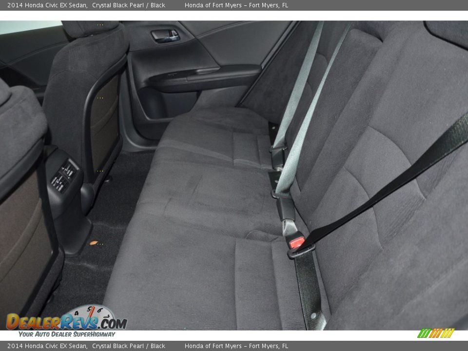 2014 Honda Civic EX Sedan Crystal Black Pearl / Black Photo #26