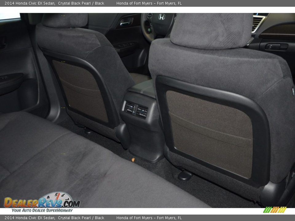 2014 Honda Civic EX Sedan Crystal Black Pearl / Black Photo #27
