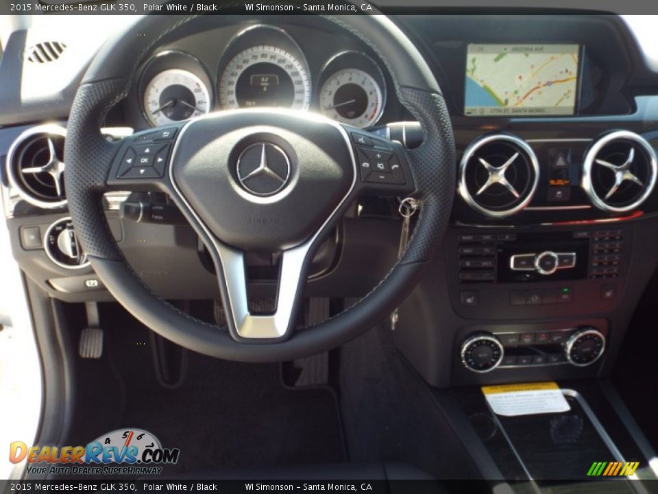 2015 Mercedes-Benz GLK 350 Polar White / Black Photo #9