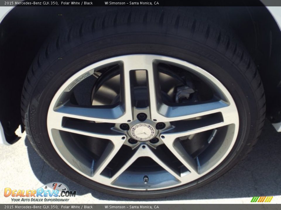 2015 Mercedes-Benz GLK 350 Polar White / Black Photo #10