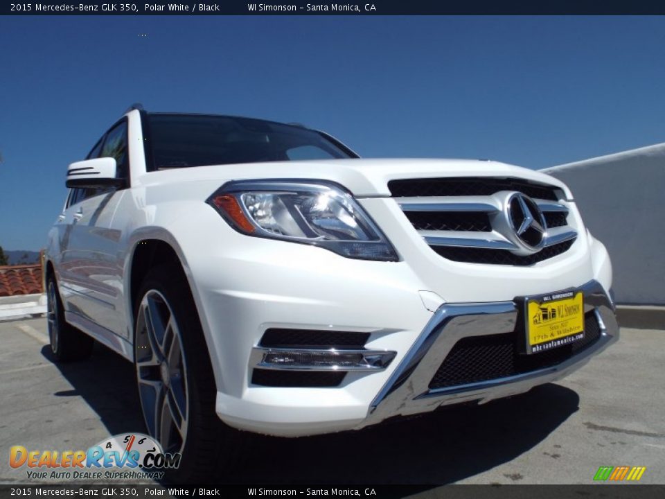 2015 Mercedes-Benz GLK 350 Polar White / Black Photo #11