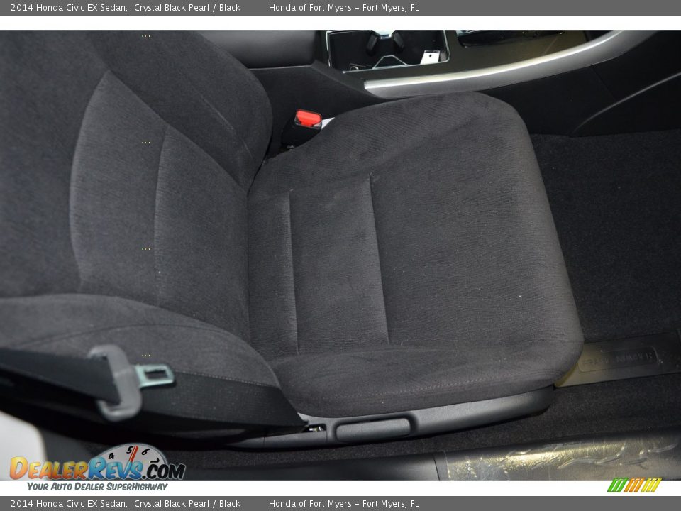2014 Honda Civic EX Sedan Crystal Black Pearl / Black Photo #30