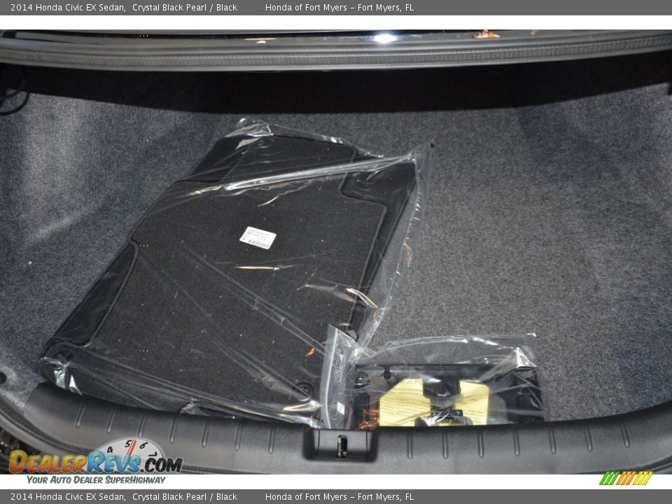 2014 Honda Civic EX Sedan Crystal Black Pearl / Black Photo #31
