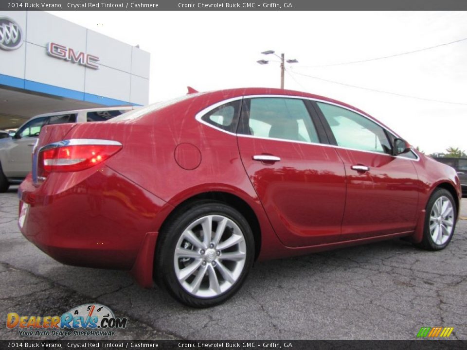 2014 Buick Verano Crystal Red Tintcoat / Cashmere Photo #6