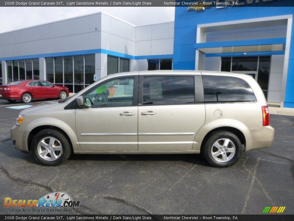 2008 Dodge Grand Caravan SXT Light Sandstone Metallic / Dark Slate/Light Shale Photo #2