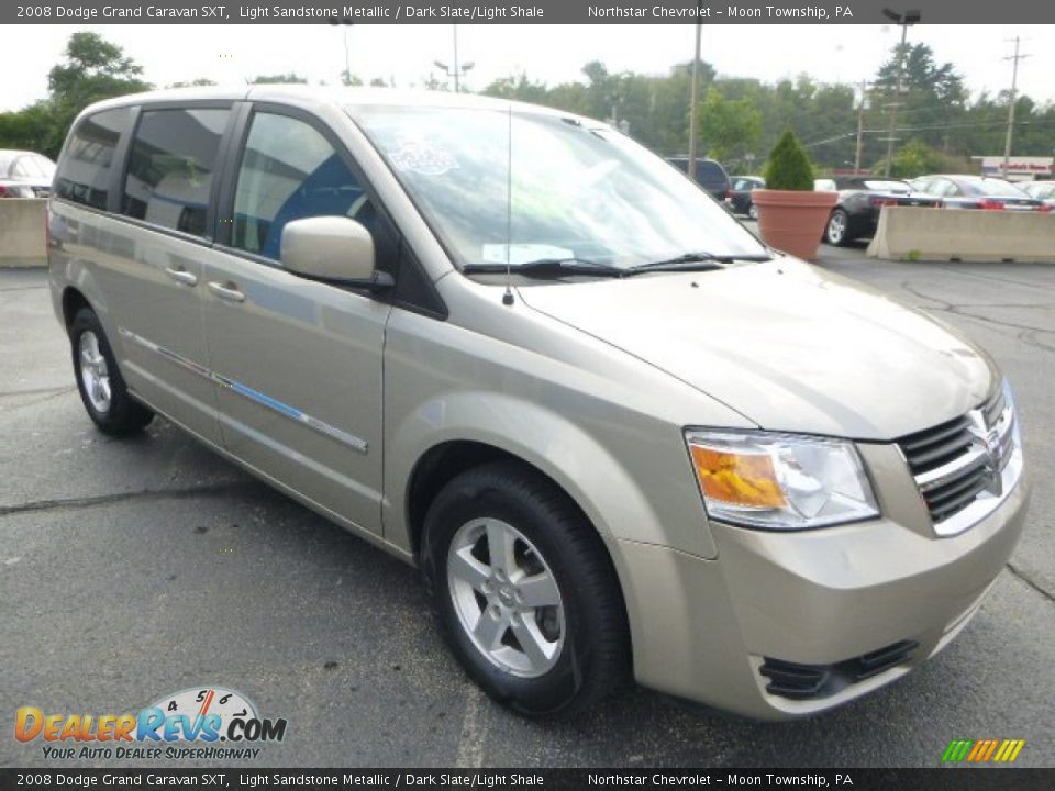 2008 Dodge Grand Caravan SXT Light Sandstone Metallic / Dark Slate/Light Shale Photo #7
