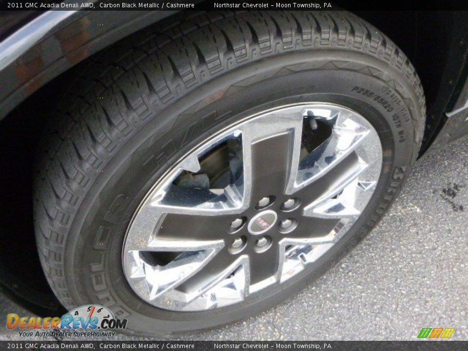 2011 GMC Acadia Denali AWD Carbon Black Metallic / Cashmere Photo #9