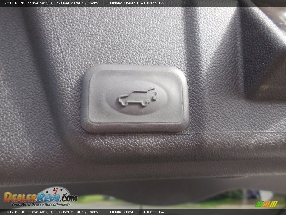 2012 Buick Enclave AWD Quicksilver Metallic / Ebony Photo #13