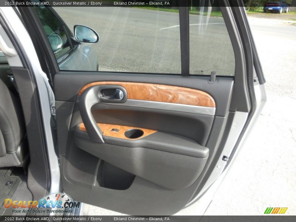 2012 Buick Enclave AWD Quicksilver Metallic / Ebony Photo #18