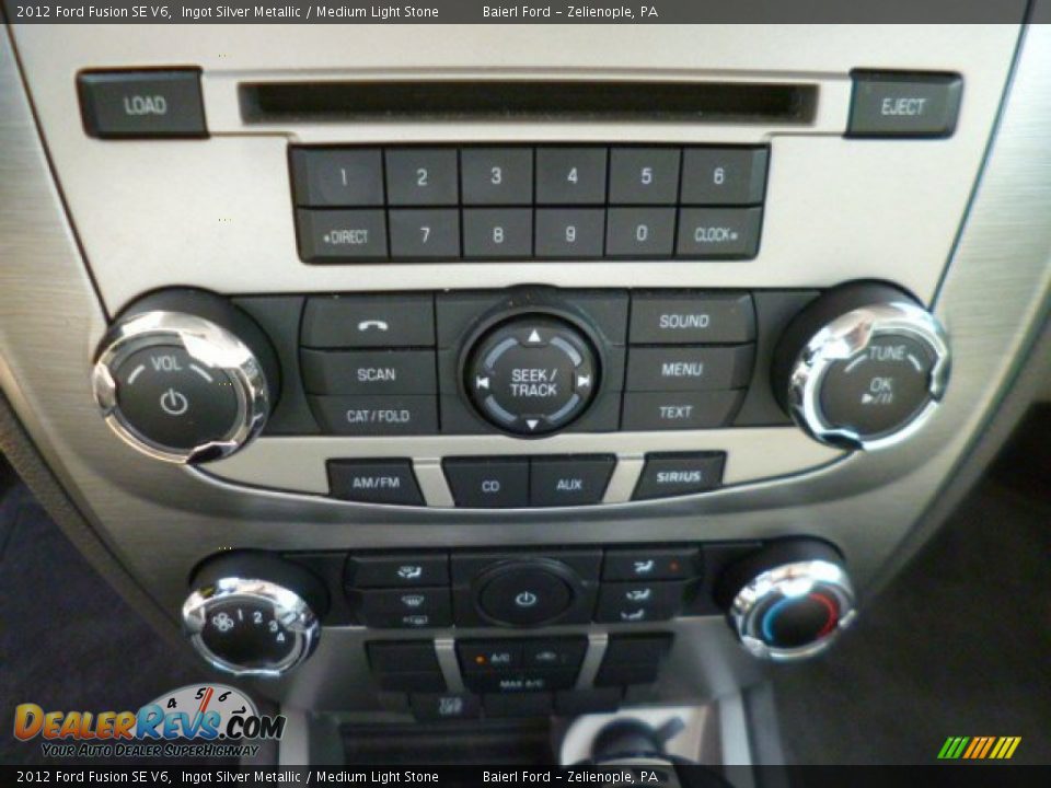 2012 Ford Fusion SE V6 Ingot Silver Metallic / Medium Light Stone Photo #19