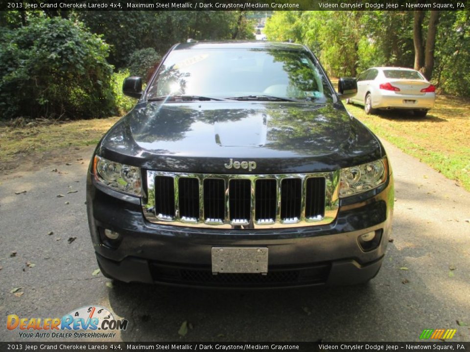 2013 Jeep Grand Cherokee Laredo 4x4 Maximum Steel Metallic / Dark Graystone/Medium Graystone Photo #8