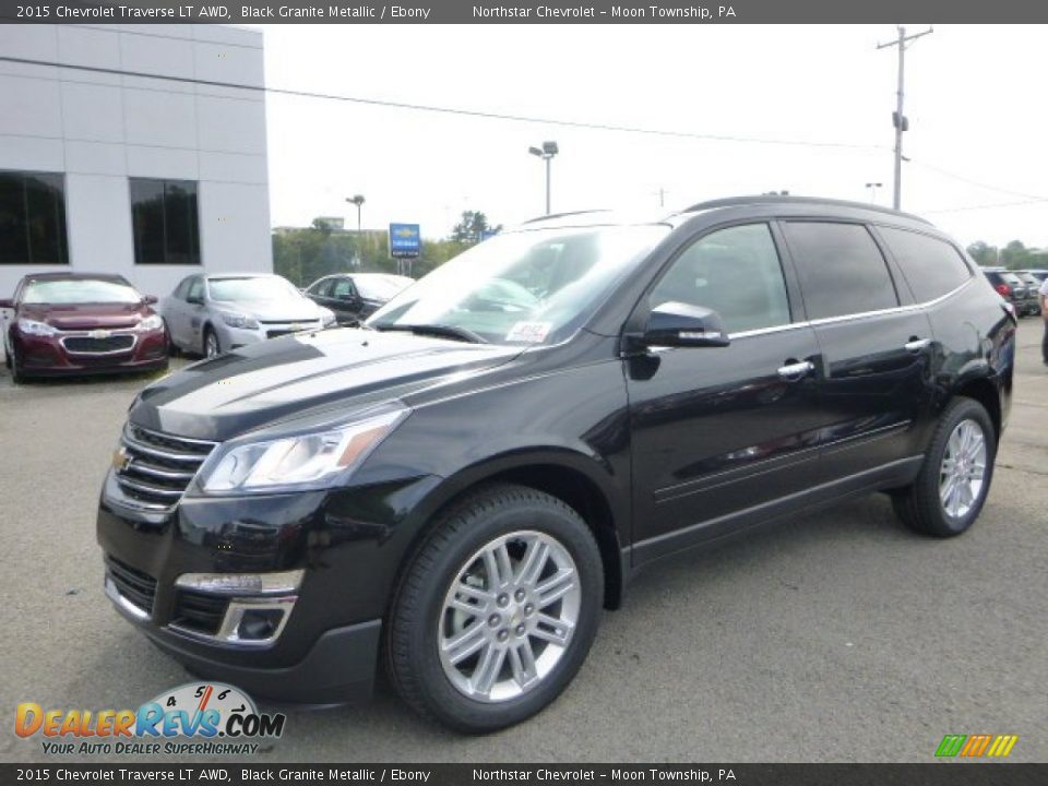 2015 Chevrolet Traverse LT AWD Black Granite Metallic / Ebony Photo #1