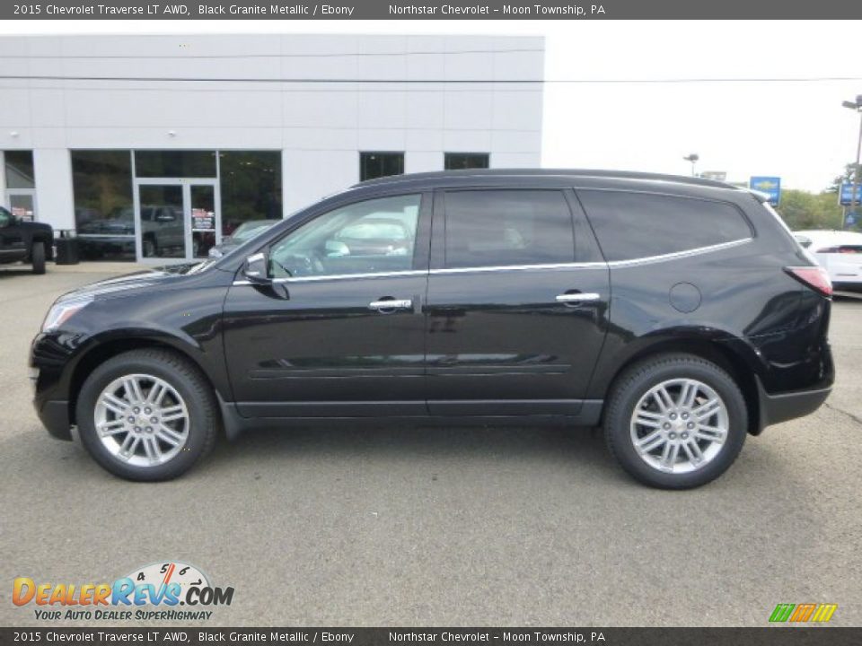 2015 Chevrolet Traverse LT AWD Black Granite Metallic / Ebony Photo #2