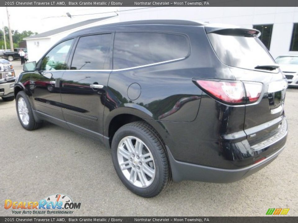 2015 Chevrolet Traverse LT AWD Black Granite Metallic / Ebony Photo #3