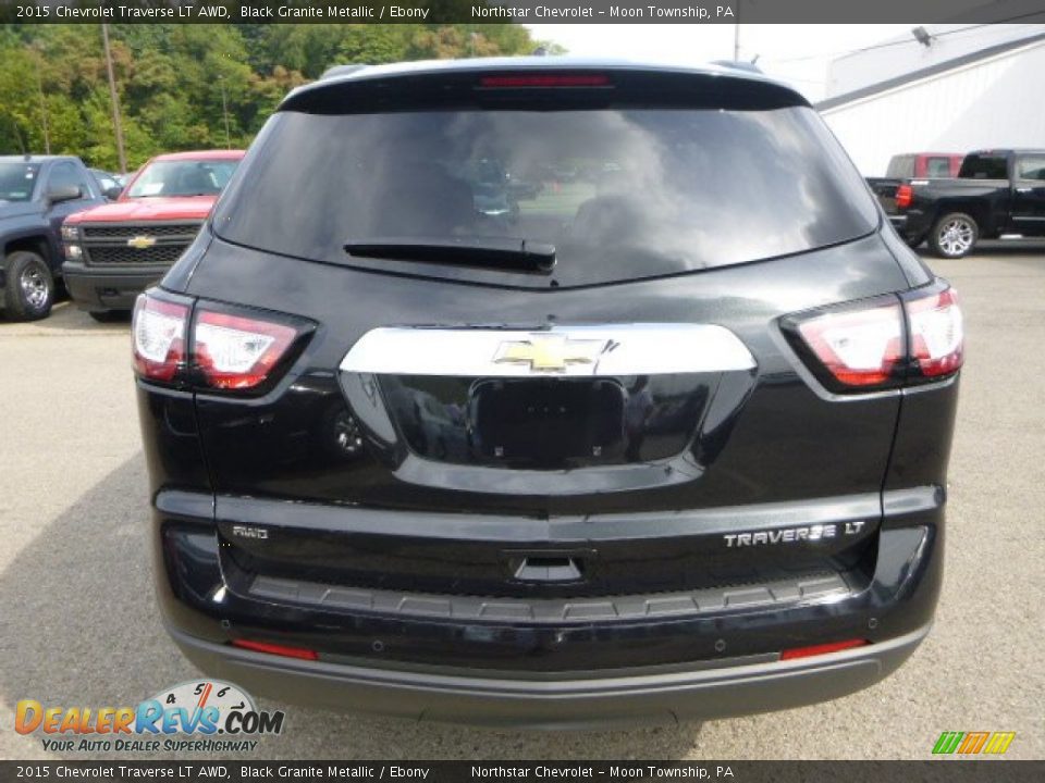 2015 Chevrolet Traverse LT AWD Black Granite Metallic / Ebony Photo #4