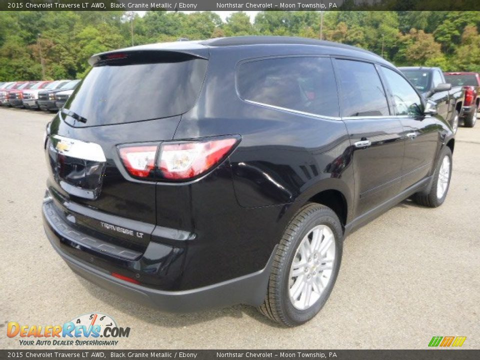 2015 Chevrolet Traverse LT AWD Black Granite Metallic / Ebony Photo #5