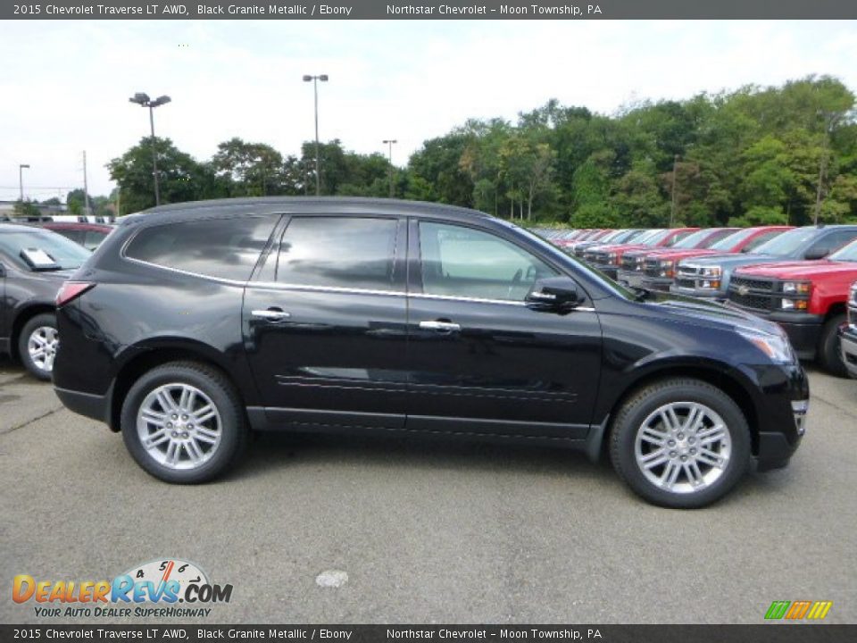 2015 Chevrolet Traverse LT AWD Black Granite Metallic / Ebony Photo #6