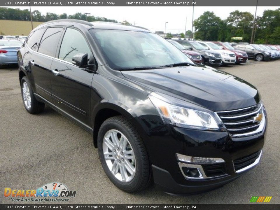 2015 Chevrolet Traverse LT AWD Black Granite Metallic / Ebony Photo #7