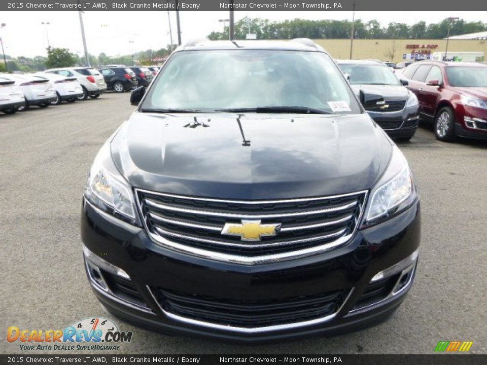 2015 Chevrolet Traverse LT AWD Black Granite Metallic / Ebony Photo #8