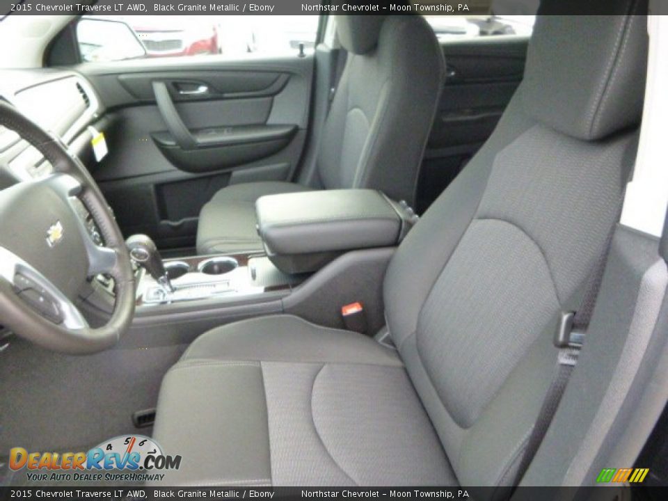 2015 Chevrolet Traverse LT AWD Black Granite Metallic / Ebony Photo #10