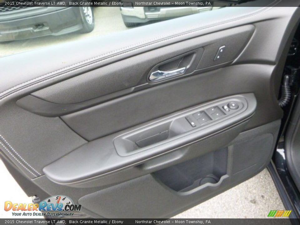 2015 Chevrolet Traverse LT AWD Black Granite Metallic / Ebony Photo #14