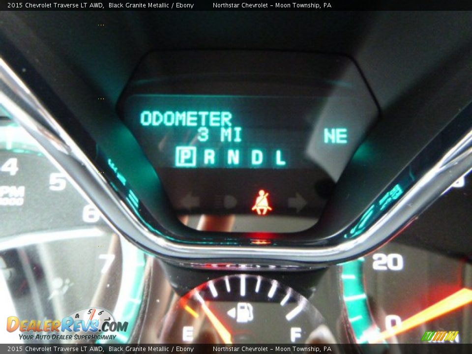 2015 Chevrolet Traverse LT AWD Black Granite Metallic / Ebony Photo #19