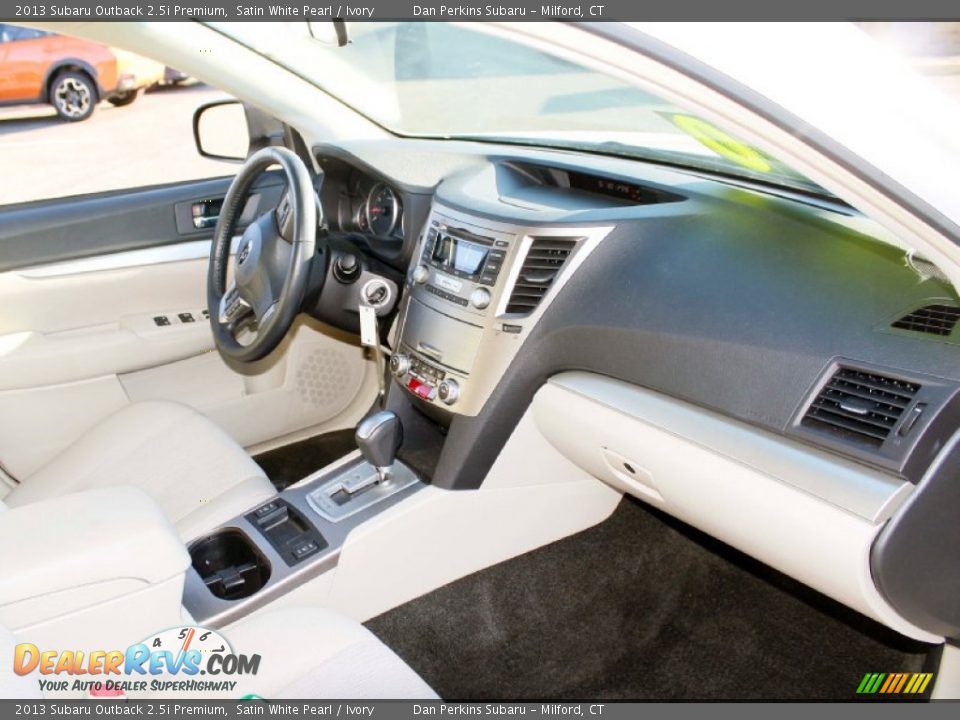 2013 Subaru Outback 2.5i Premium Satin White Pearl / Ivory Photo #5
