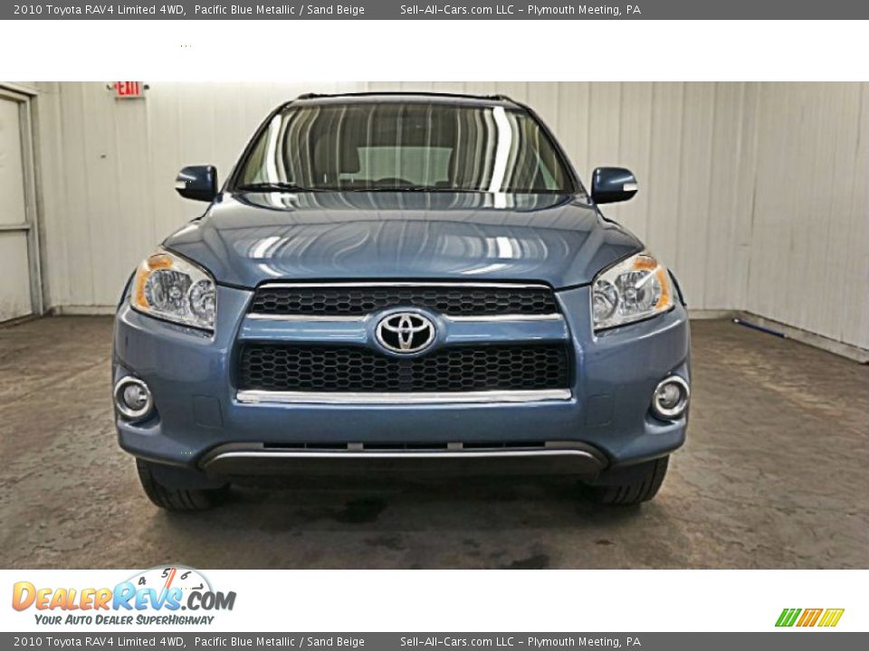 2010 Toyota RAV4 Limited 4WD Pacific Blue Metallic / Sand Beige Photo #3