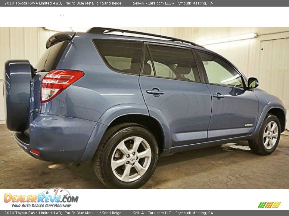 2010 Toyota RAV4 Limited 4WD Pacific Blue Metallic / Sand Beige Photo #5