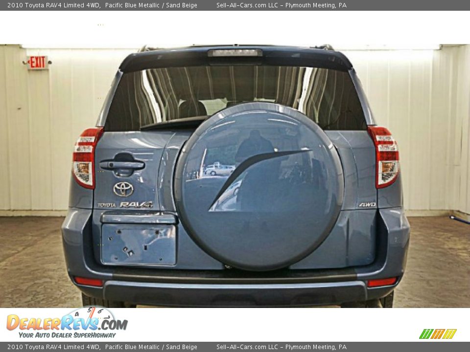 2010 Toyota RAV4 Limited 4WD Pacific Blue Metallic / Sand Beige Photo #6