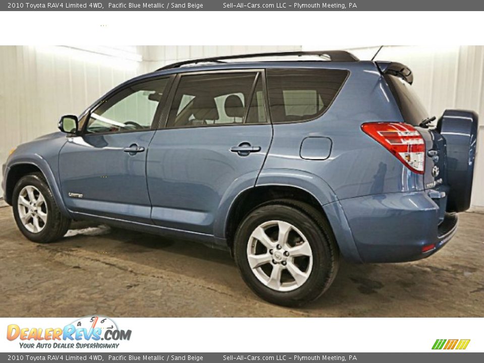 2010 Toyota RAV4 Limited 4WD Pacific Blue Metallic / Sand Beige Photo #7