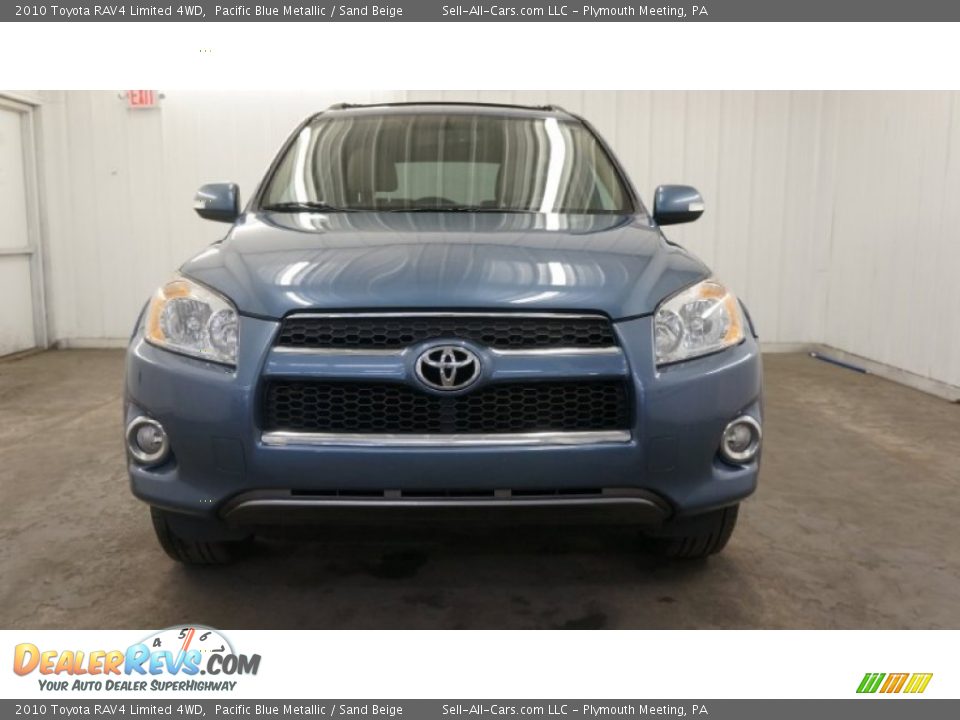 2010 Toyota RAV4 Limited 4WD Pacific Blue Metallic / Sand Beige Photo #12