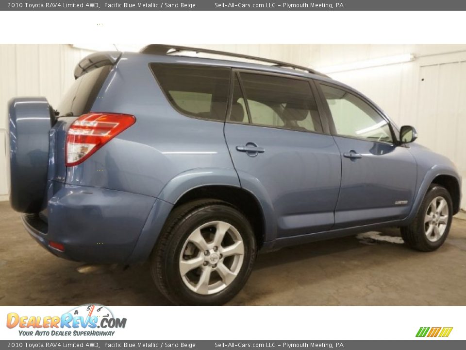 2010 Toyota RAV4 Limited 4WD Pacific Blue Metallic / Sand Beige Photo #16