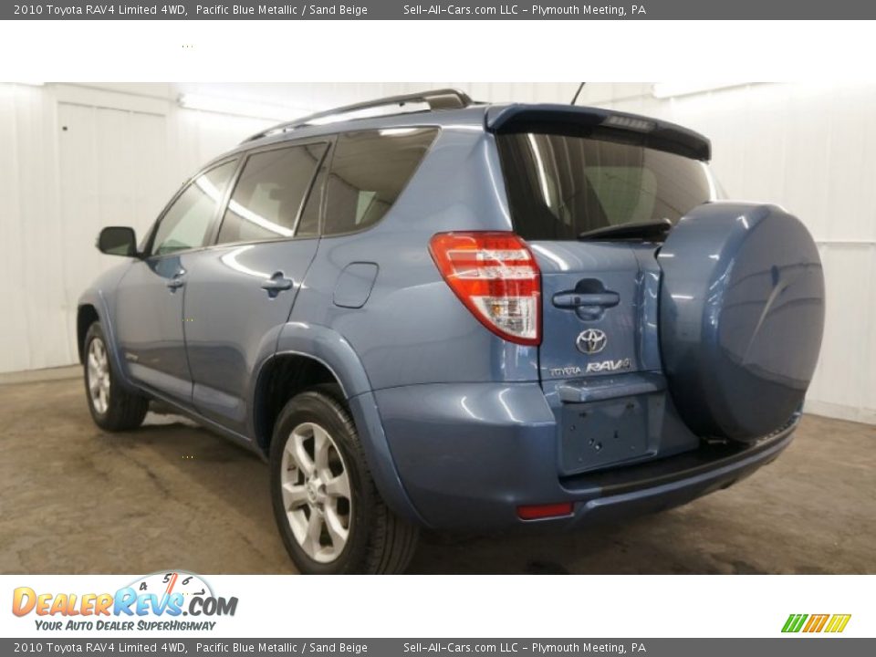 2010 Toyota RAV4 Limited 4WD Pacific Blue Metallic / Sand Beige Photo #19