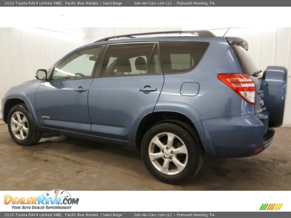 2010 Toyota RAV4 Limited 4WD Pacific Blue Metallic / Sand Beige Photo #20