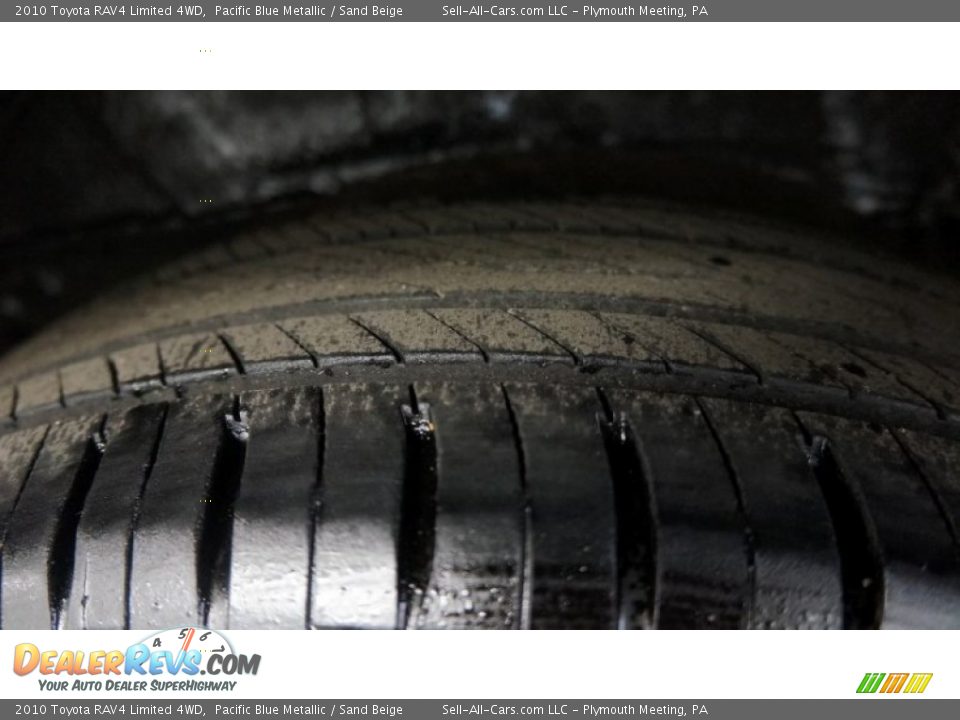2010 Toyota RAV4 Limited 4WD Pacific Blue Metallic / Sand Beige Photo #22