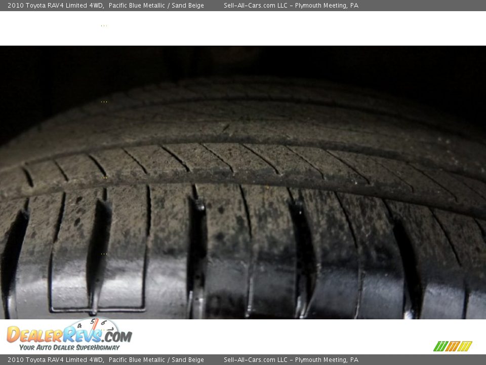2010 Toyota RAV4 Limited 4WD Pacific Blue Metallic / Sand Beige Photo #26