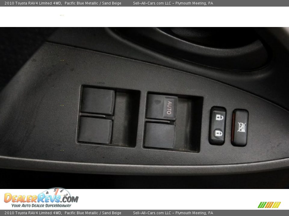 2010 Toyota RAV4 Limited 4WD Pacific Blue Metallic / Sand Beige Photo #30