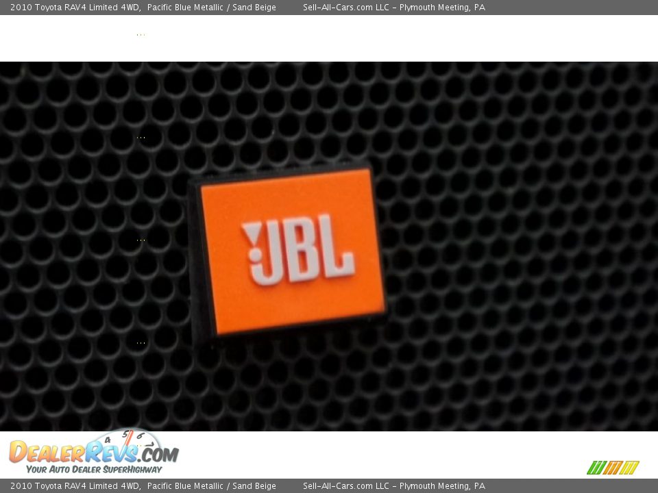 2010 Toyota RAV4 Limited 4WD Pacific Blue Metallic / Sand Beige Photo #32