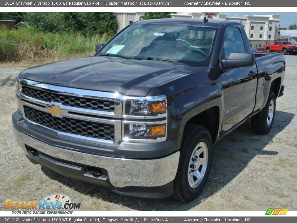 2014 Chevrolet Silverado 1500 WT Regular Cab 4x4 Tungsten Metallic / Jet Black/Dark Ash Photo #2