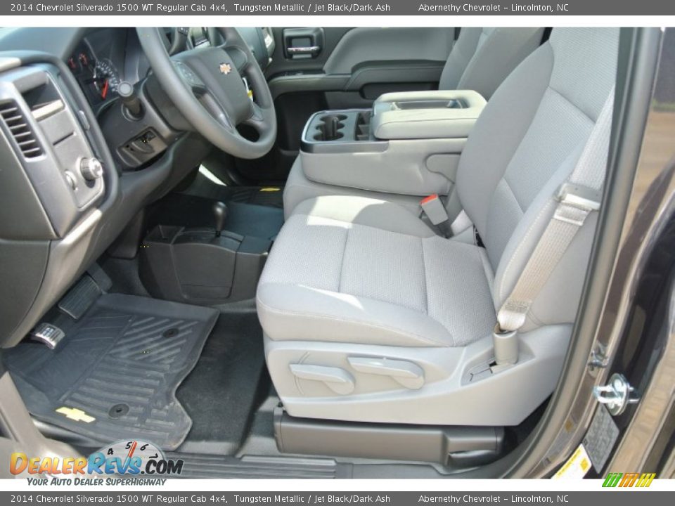 2014 Chevrolet Silverado 1500 WT Regular Cab 4x4 Tungsten Metallic / Jet Black/Dark Ash Photo #8